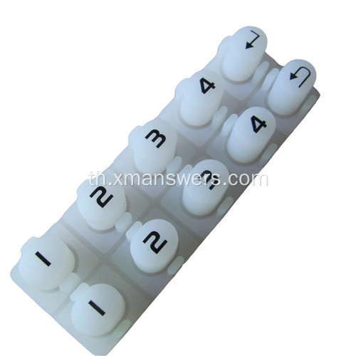 ซิลิโคนสีซิลิโคนคีย์บอร์ดปุ่มโทรศัพท์ POS Keypad